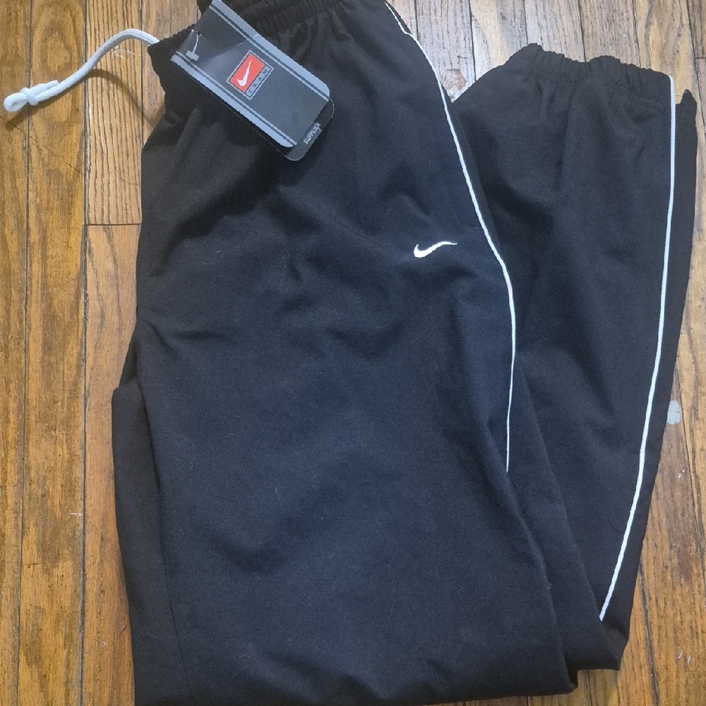 Nike Black Pants with White Detailing